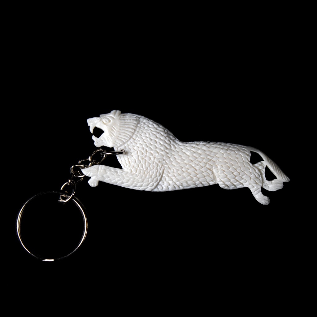 The Serene Guardian Keyring